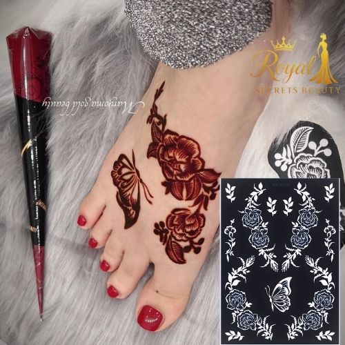 استيكر تعبئه حنا من مريم بيوتى لليدين رقم 54