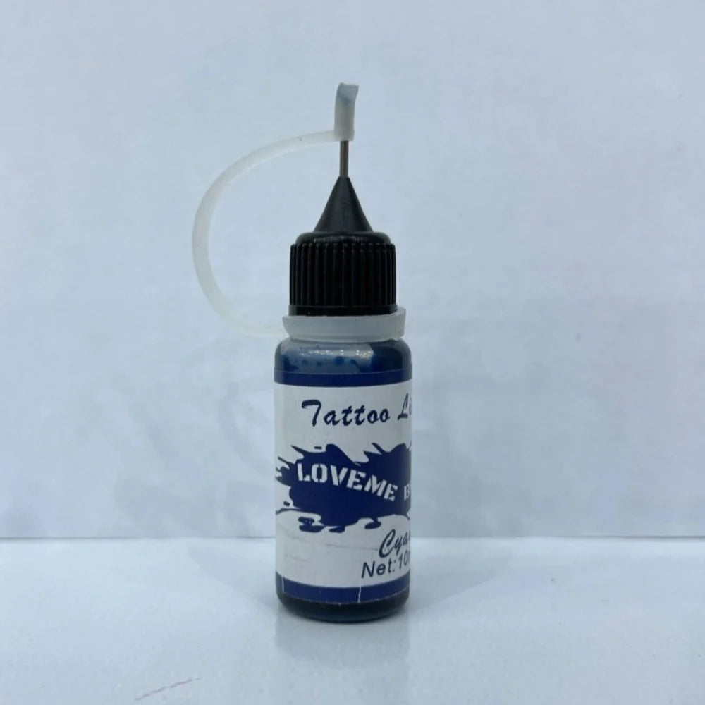 حبر تاتو مؤقت طبيعي من الجاجوا – يدوم حتى أسبوع بدون مواد كيميائية اللون الأزرق