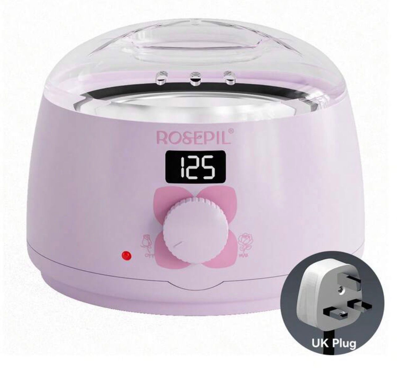 طقم سخان شمع رقمي ROSEPIL لإزالة الشعر – 37 قطعة  كود wx 3