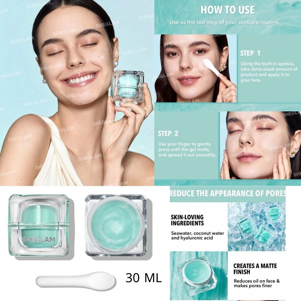 برايمر مرطب لتنعيم البشرة ولمعان صحي يدوم طويلاً من شيقلام 30 ملجم Glazier Glow