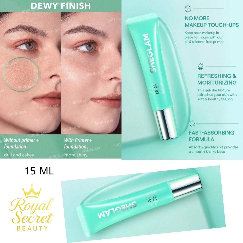 برايمر جل مرطب 15 مل للتحكم في الزيوت وخالٍ من الزيوت والسيليكون من شيقلام