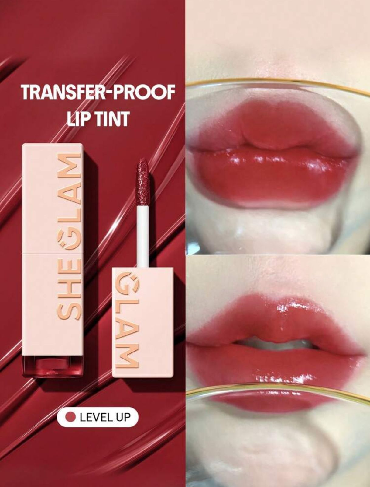 ملمع شفاه سائل متغير اللون بلمسة لامعة من شيقلام LEVEL UP