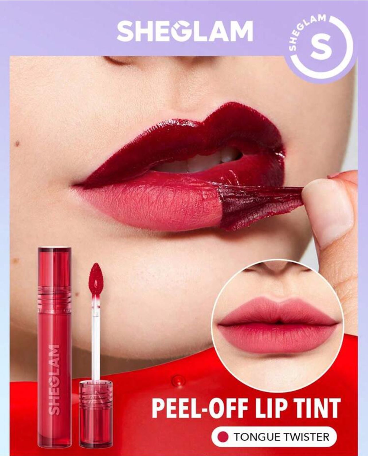 ليب تنت شيجلام القابل للتقشير TONGUE TWISTER