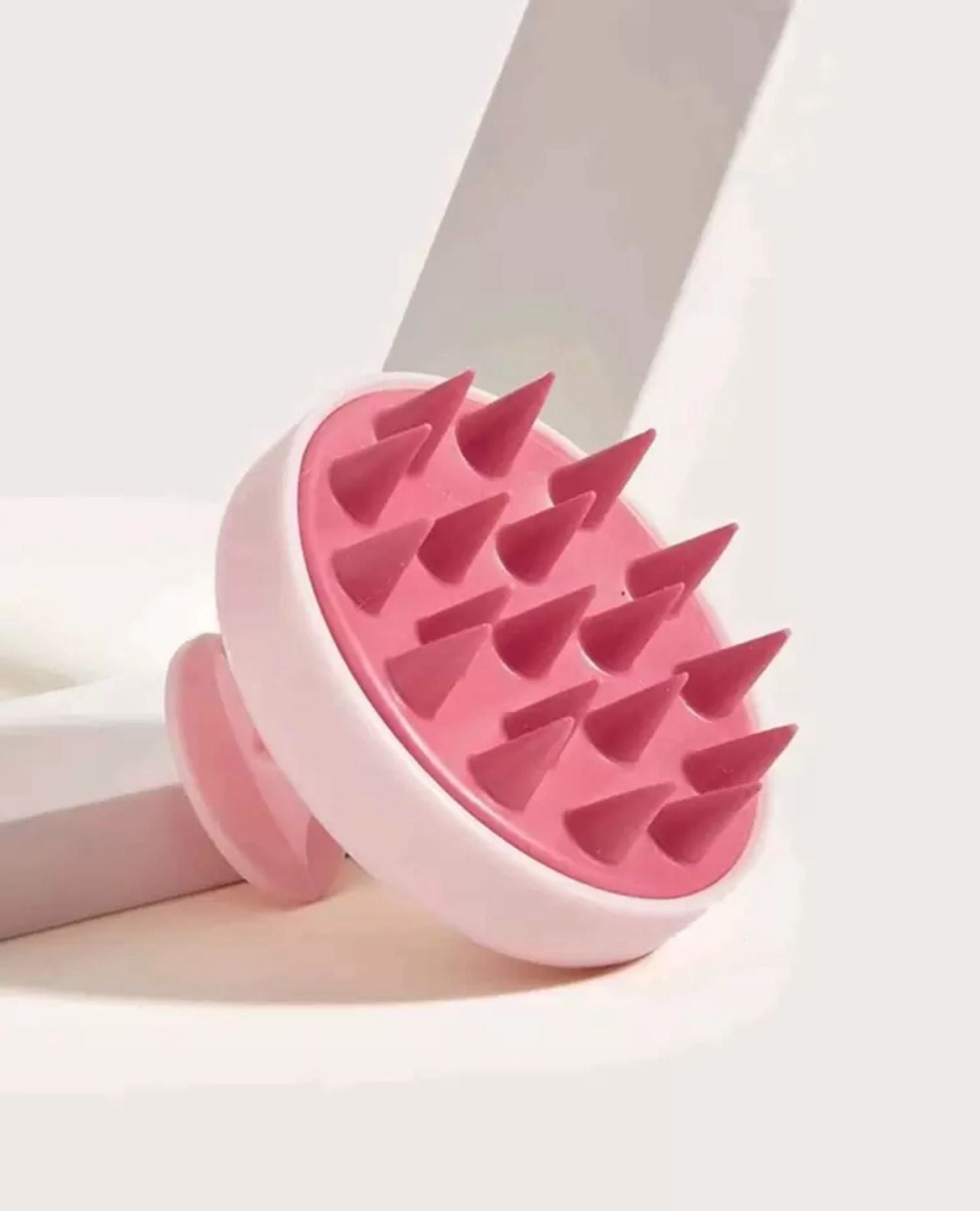 فرشاة سيليكون لتدليك فروة الرأس والعناية بالشعر