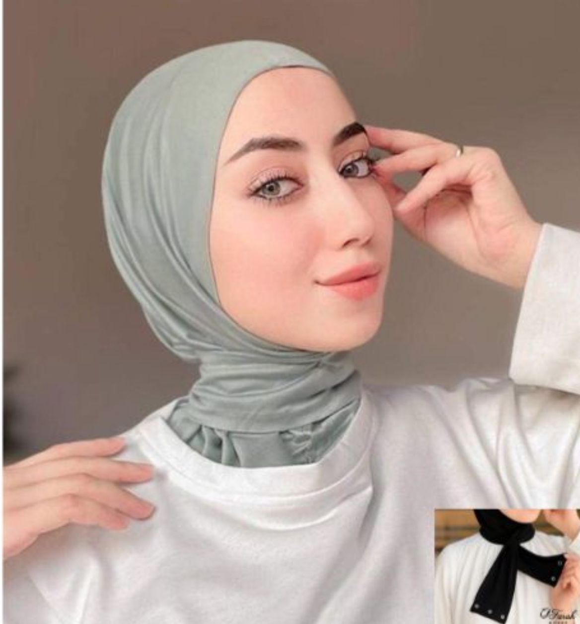 طباقية بيور كويتي من Farah بأربطة قابلة للتعديل - كود FRH-020 GR