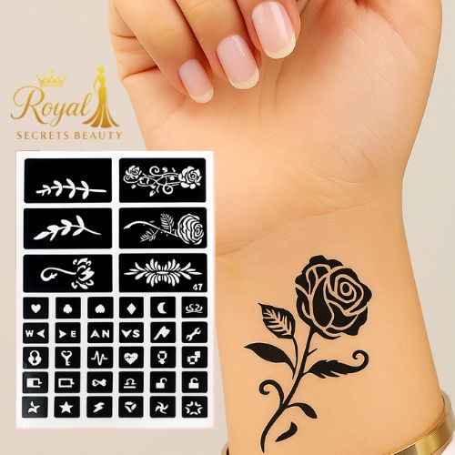 استنسل تاتو مؤقت رقم T 1