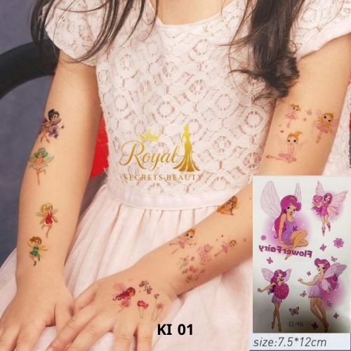 تاتو مؤقت للأطفال آمن ومقاوم للماء KI 01