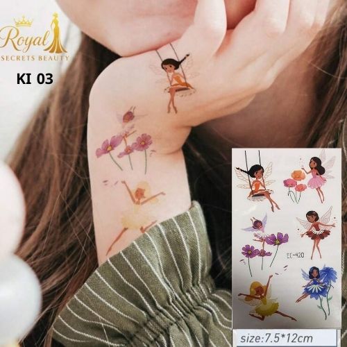 تاتو مؤقت للأطفال آمن ومقاوم للماء KI 03