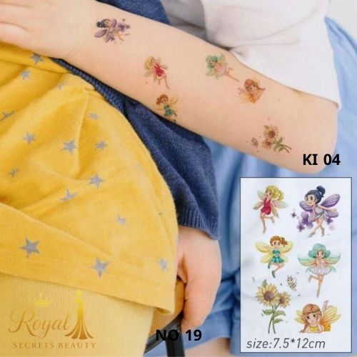 تاتو مؤقت للأطفال آمن ومقاوم للماء KI 04