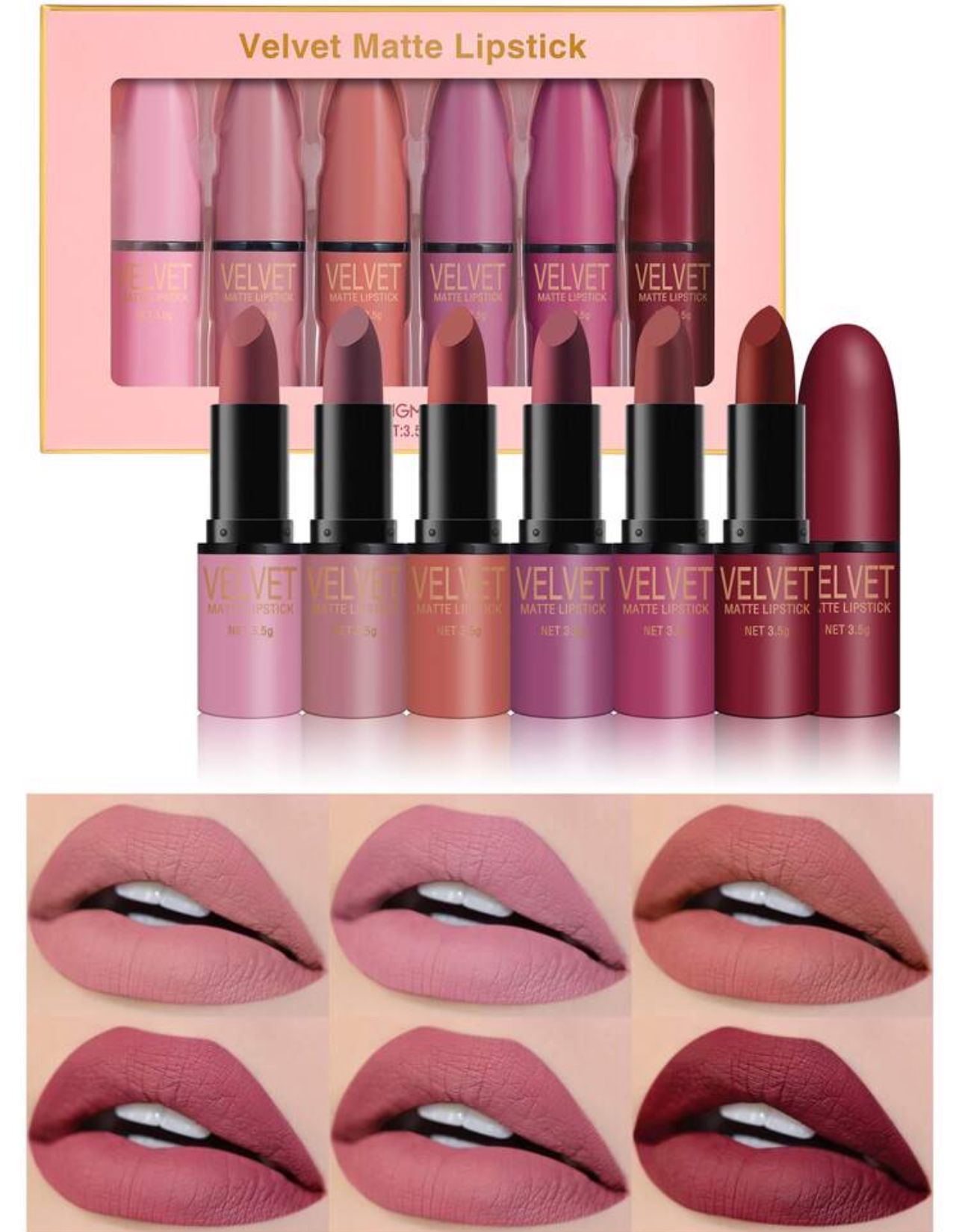 مجموعة روج مخملي من VELVET