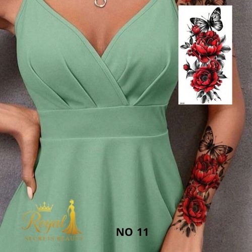 استيكر تاتو مؤقت مقاوم للماء تصميم أنيق NO 11