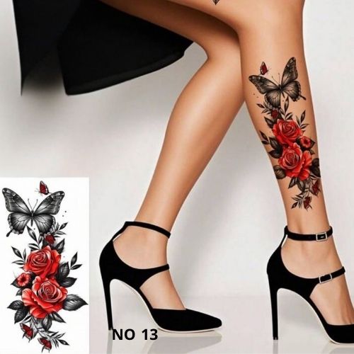 استيكر تاتو مؤقت مقاوم للماء تصميم أنيق NO 13