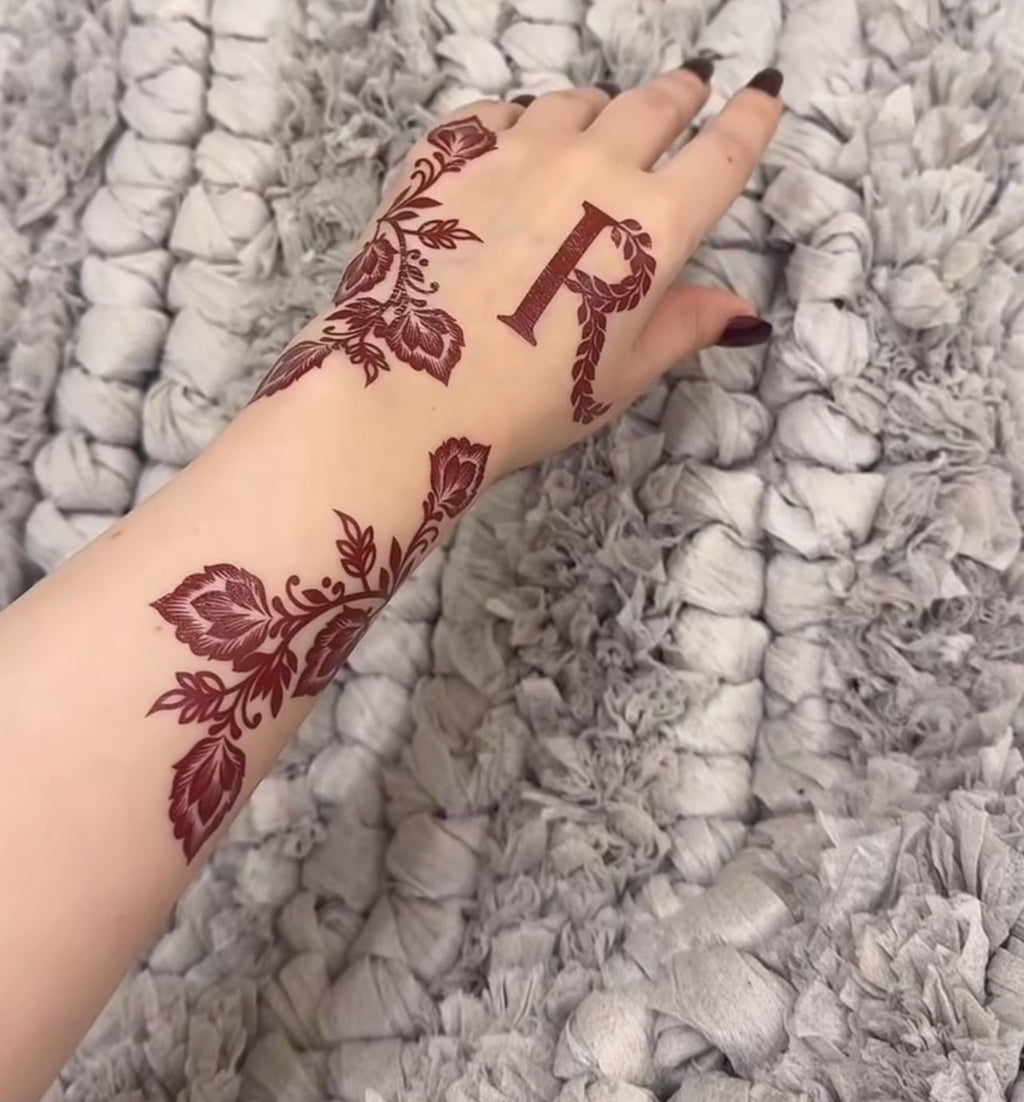 استيكر تعبئه حنا من مريم بيوتى لليدين رقم 4