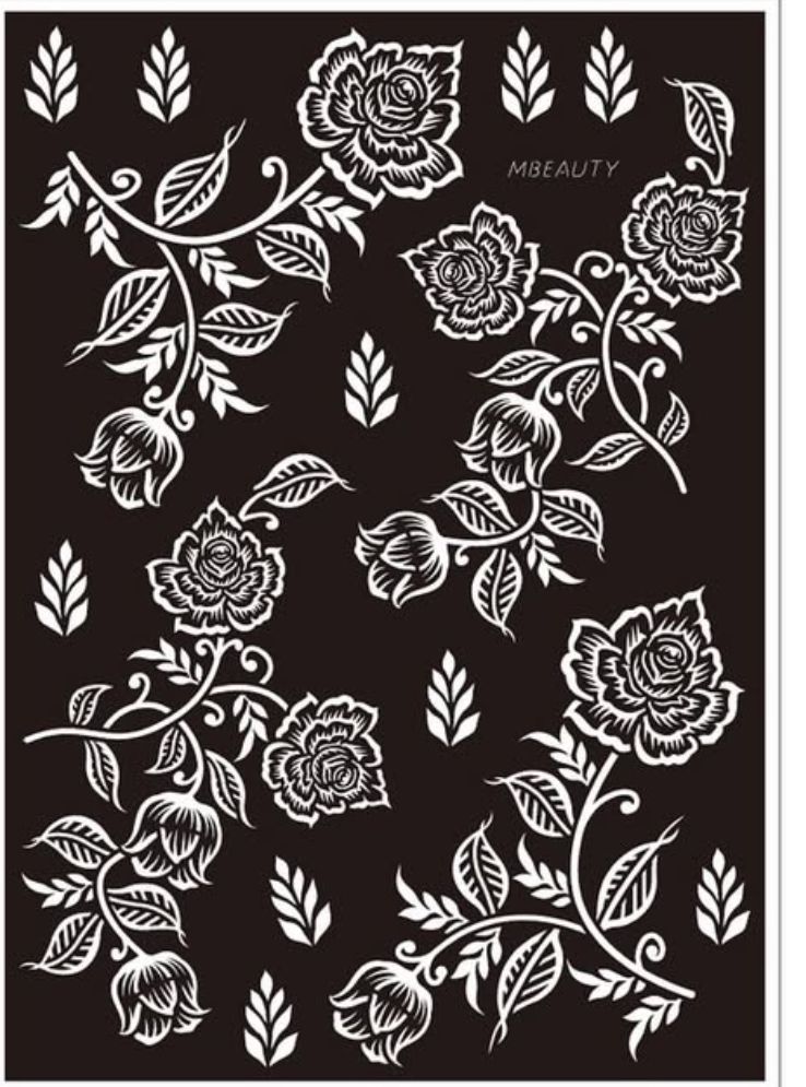 استيكر تعبئه حنا من مريم بيوتى لليدين رقم 43