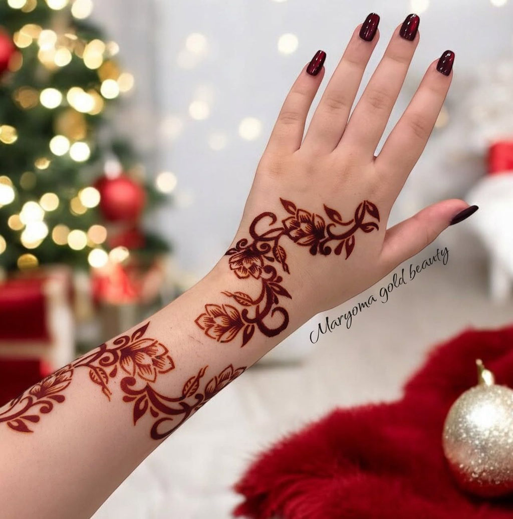 استيكر تعبئه حنا من مريم بيوتى لليدين رقم 37