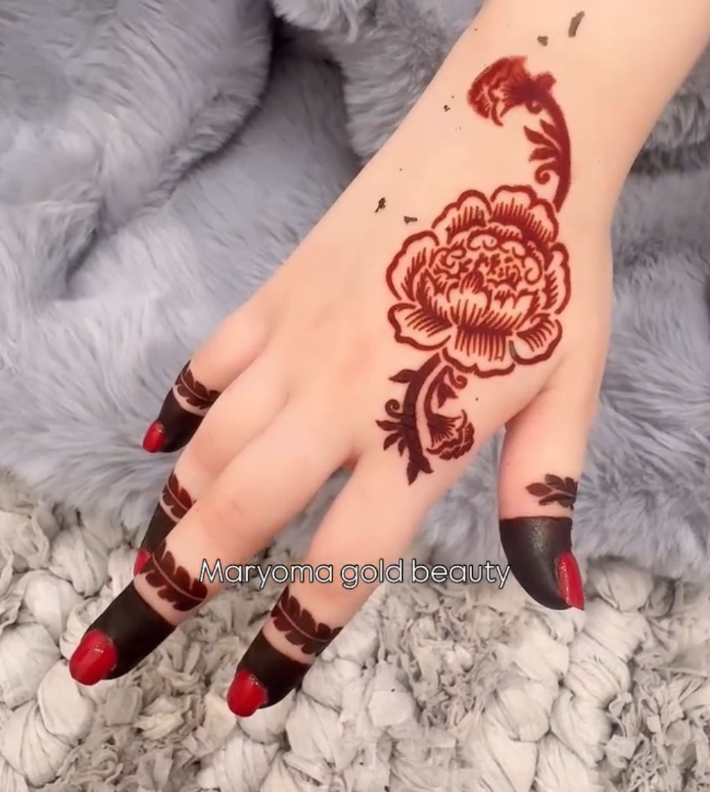 استيكر تعبئه حنا من مريم بيوتى لليدين رقم 30