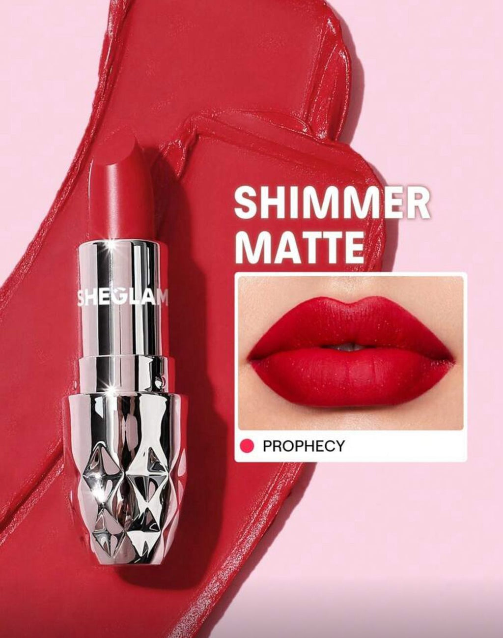 أحمر شفاه مخملي فاخر من  شيقلام   – لون Prophecy
