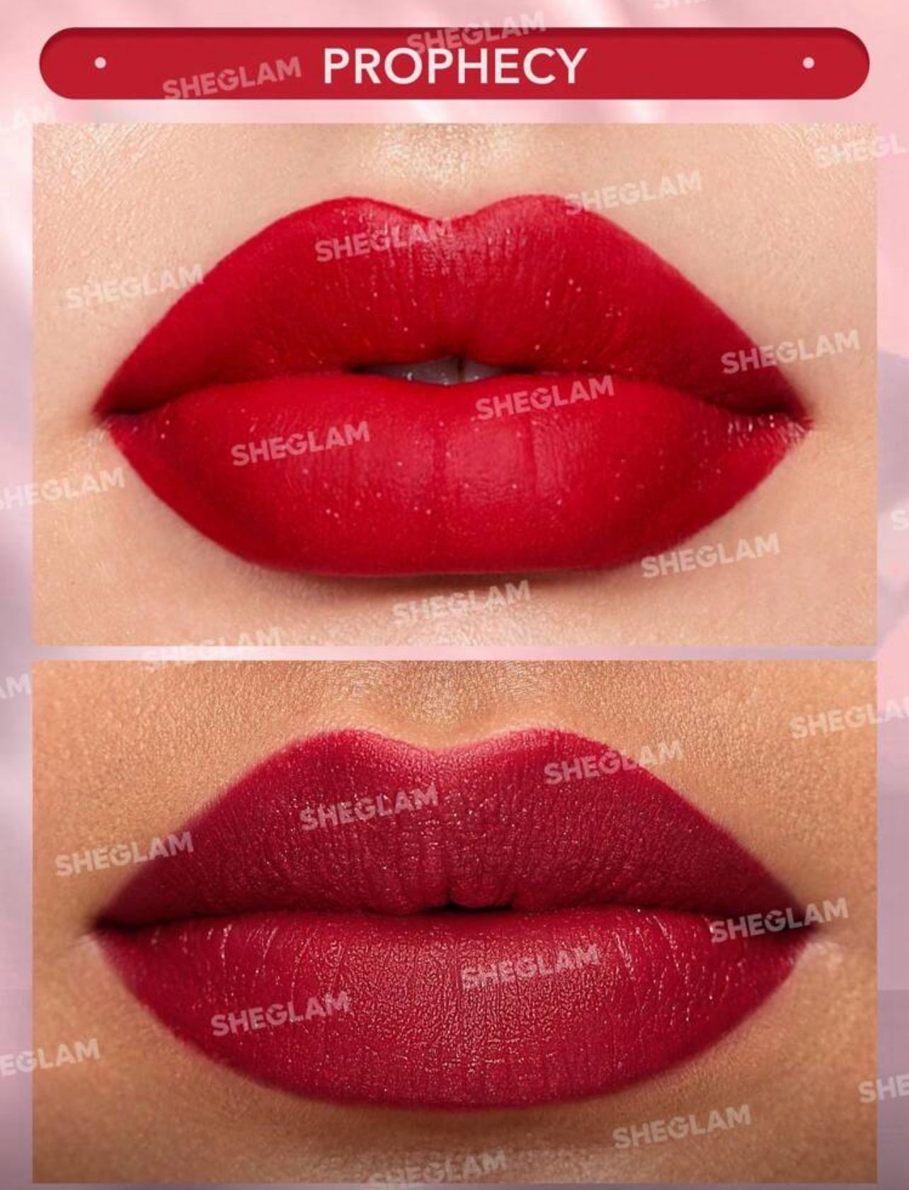 أحمر شفاه مخملي فاخر من  شيقلام   – لون Prophecy