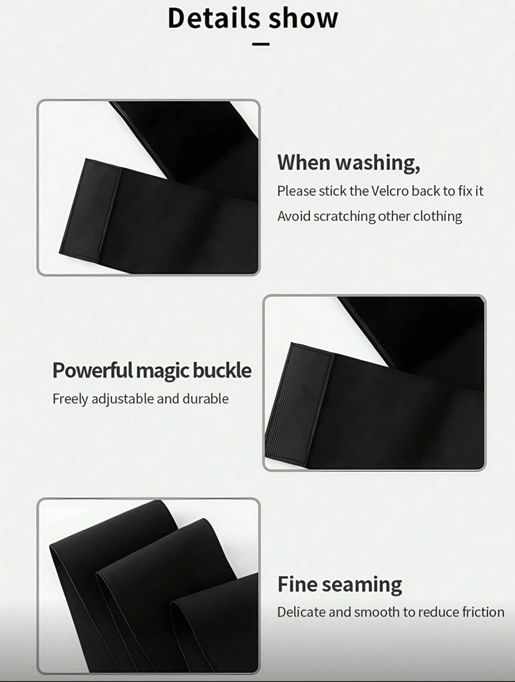 حزام خصر مطاطي قابل للتعديل لتشكيل الجسم وشد البطن – مريح للاستخدام اليومي