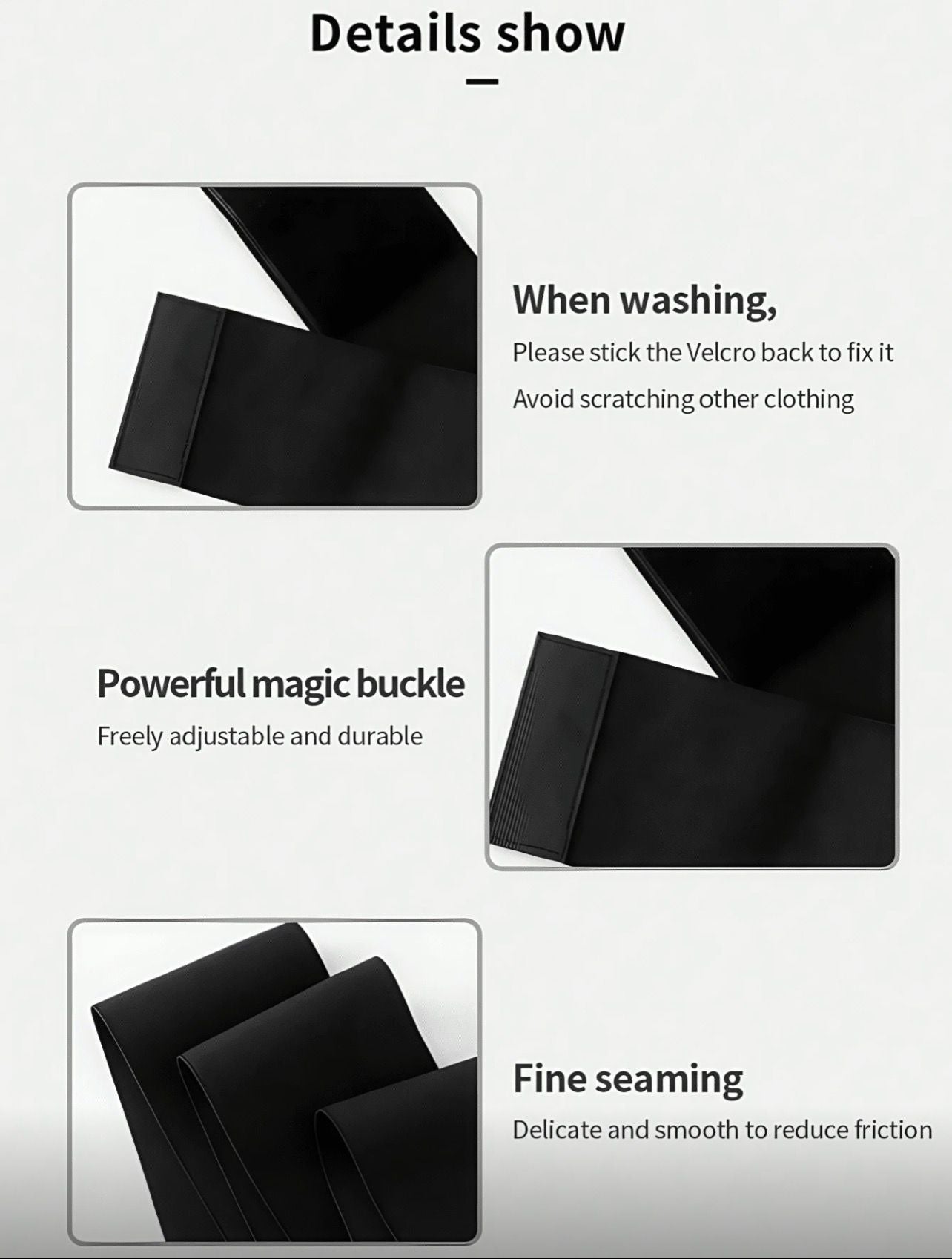 حزام خصر مطاطي قابل للتعديل لتشكيل الجسم وشد البطن – مريح للاستخدام اليومي